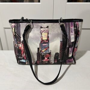 Times Square Print Y2K Tote Bag
